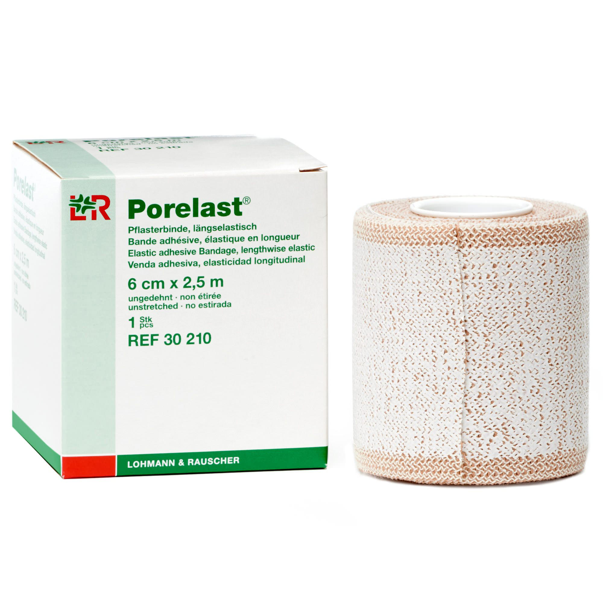 Porelast Short Stretch Adhesive Bandage thumbnail 1