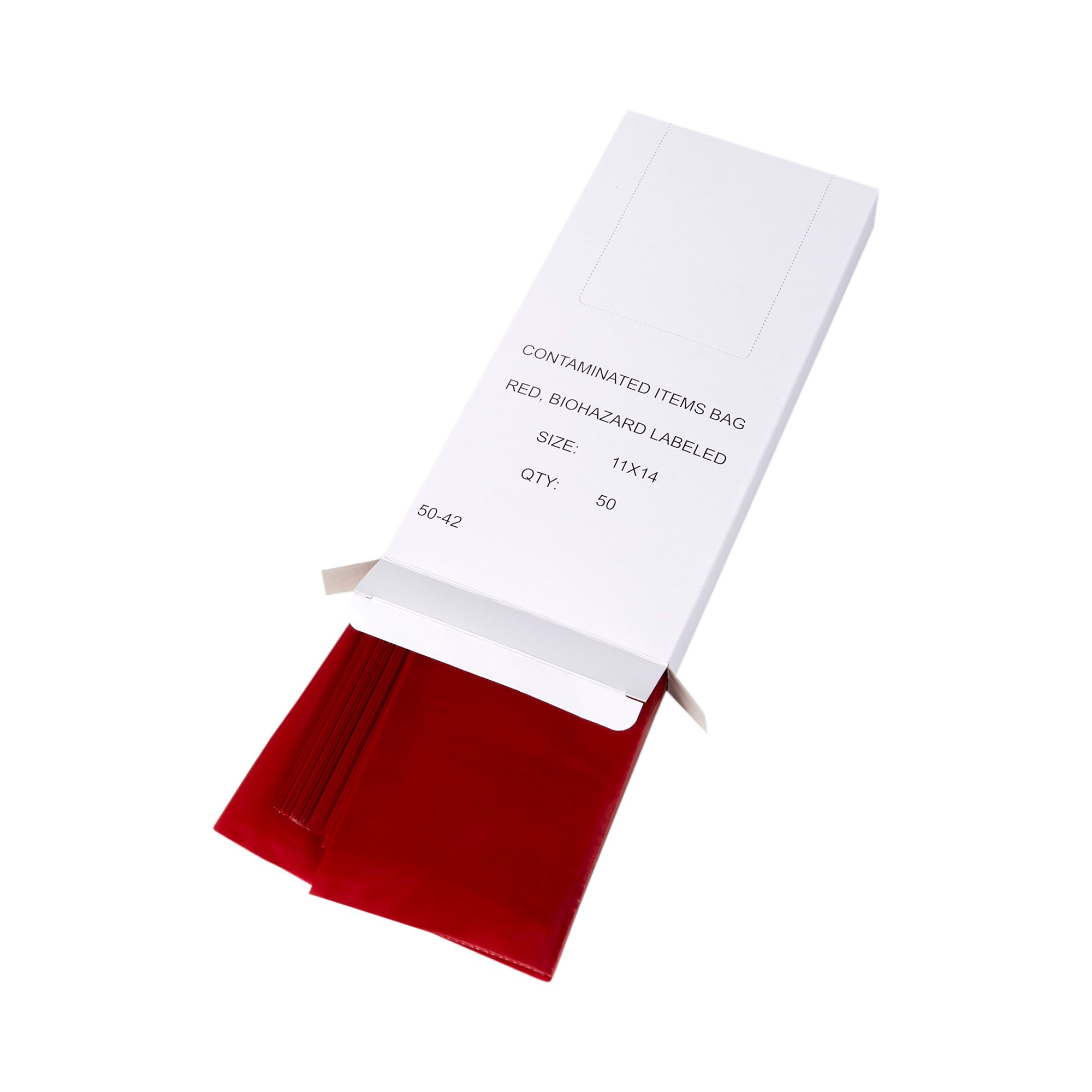 McKesson Infectious Waste Bag, Red, 11 x 14 Inch