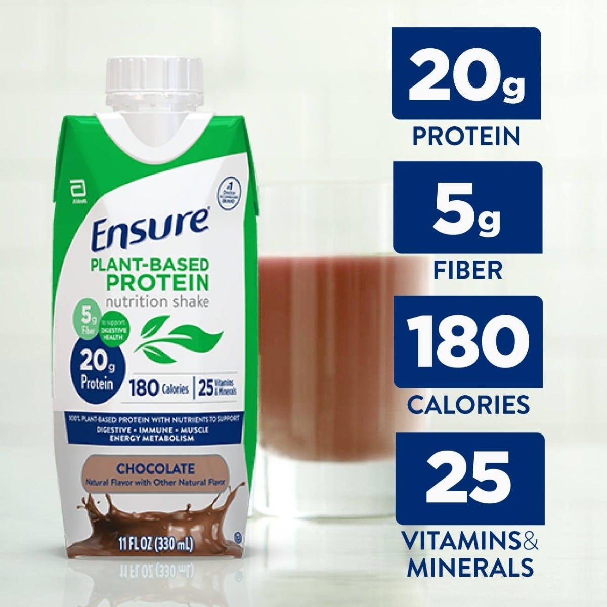 Ensure Plant Based Protein Nutrition Shake thumbnail 3