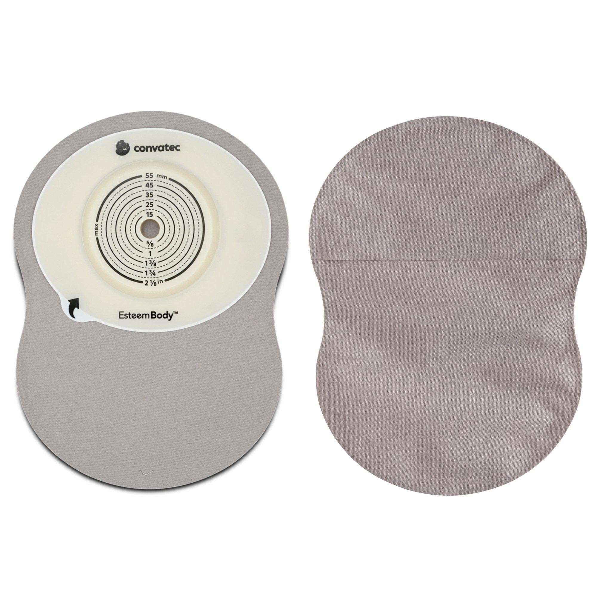 Esteem Body Soft Convex One-Piece Closed-End Pouch, 7mm, 10-45mm