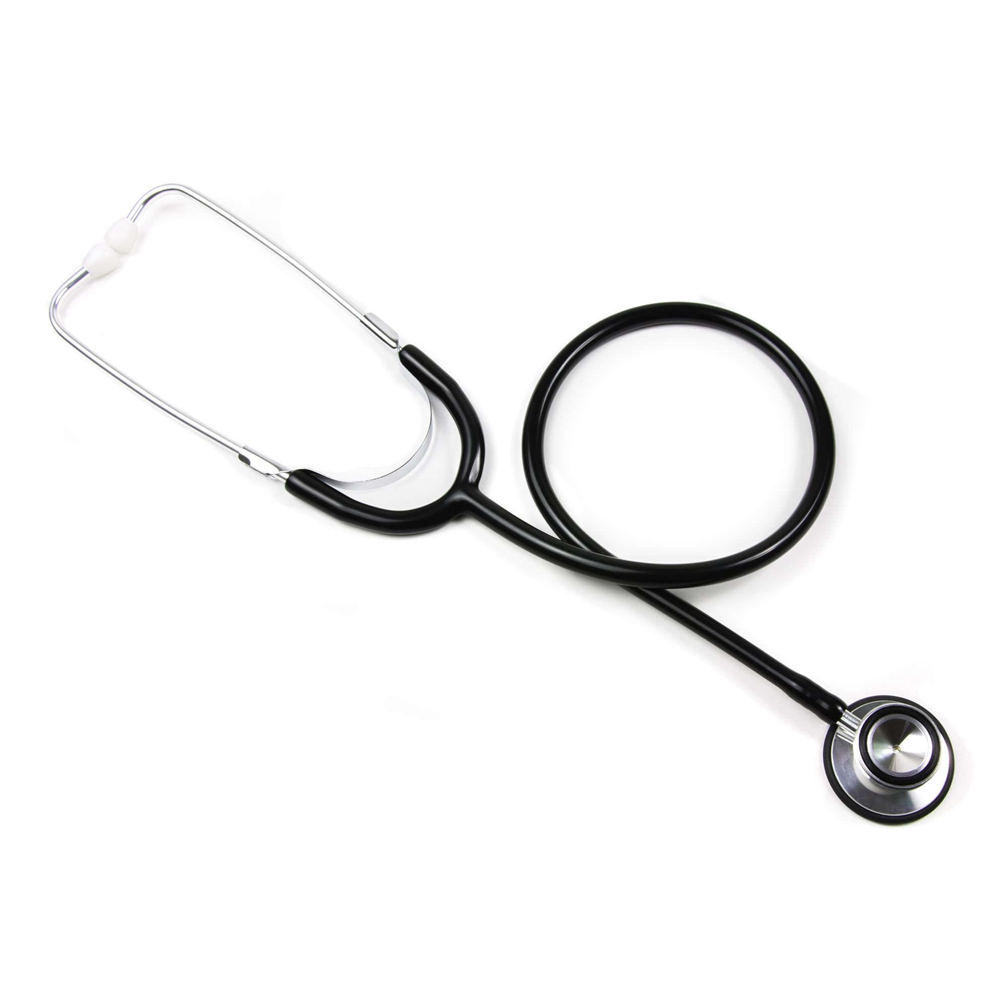 Basic Classic Stethoscope Black 1-Tube Single Lumen Adult