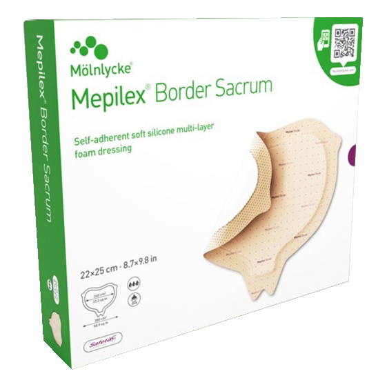 Mepilex Border Sacrum Foam Dressing - Main image