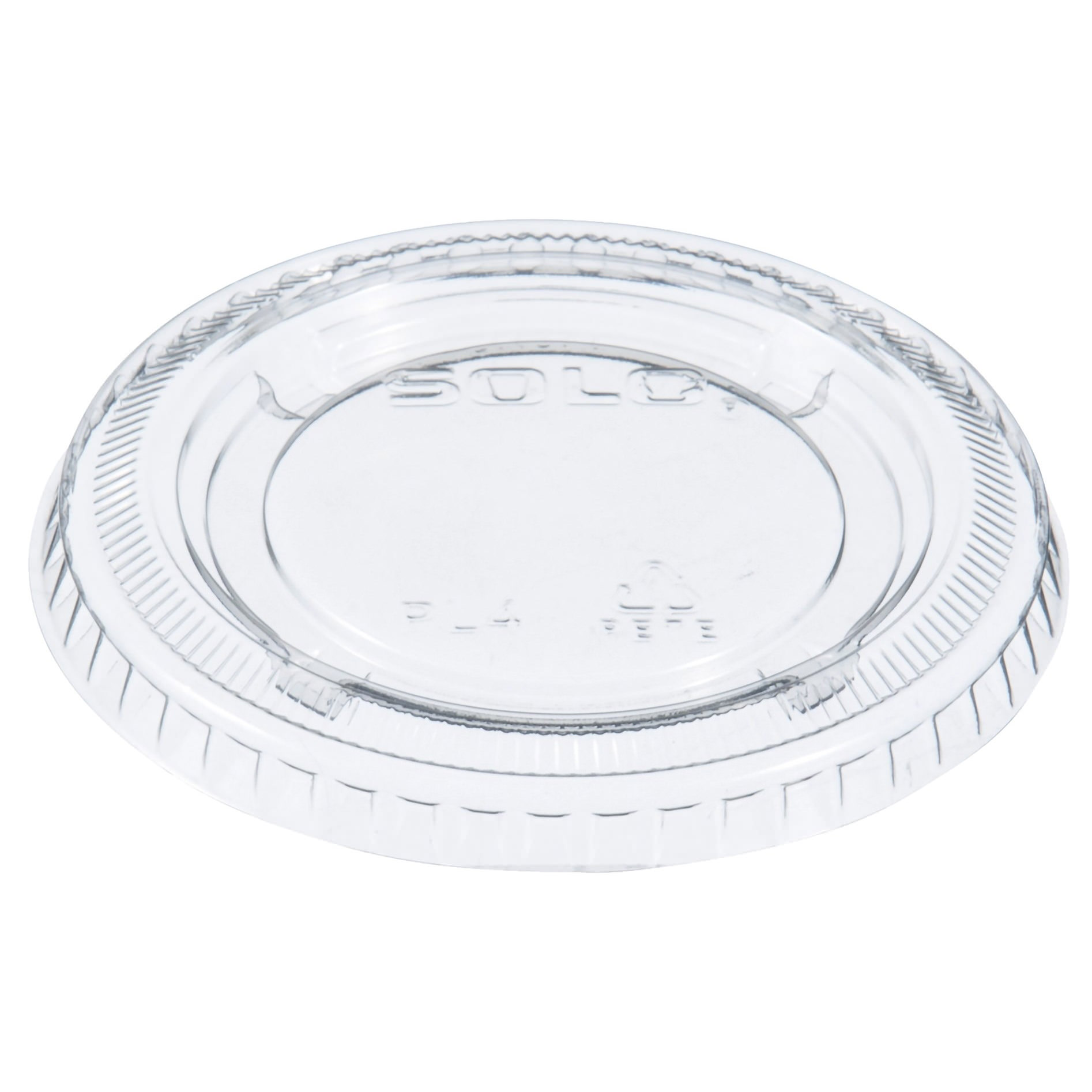 Solo Clear Plastic Disposable Souffle Cup Lid thumbnail 1