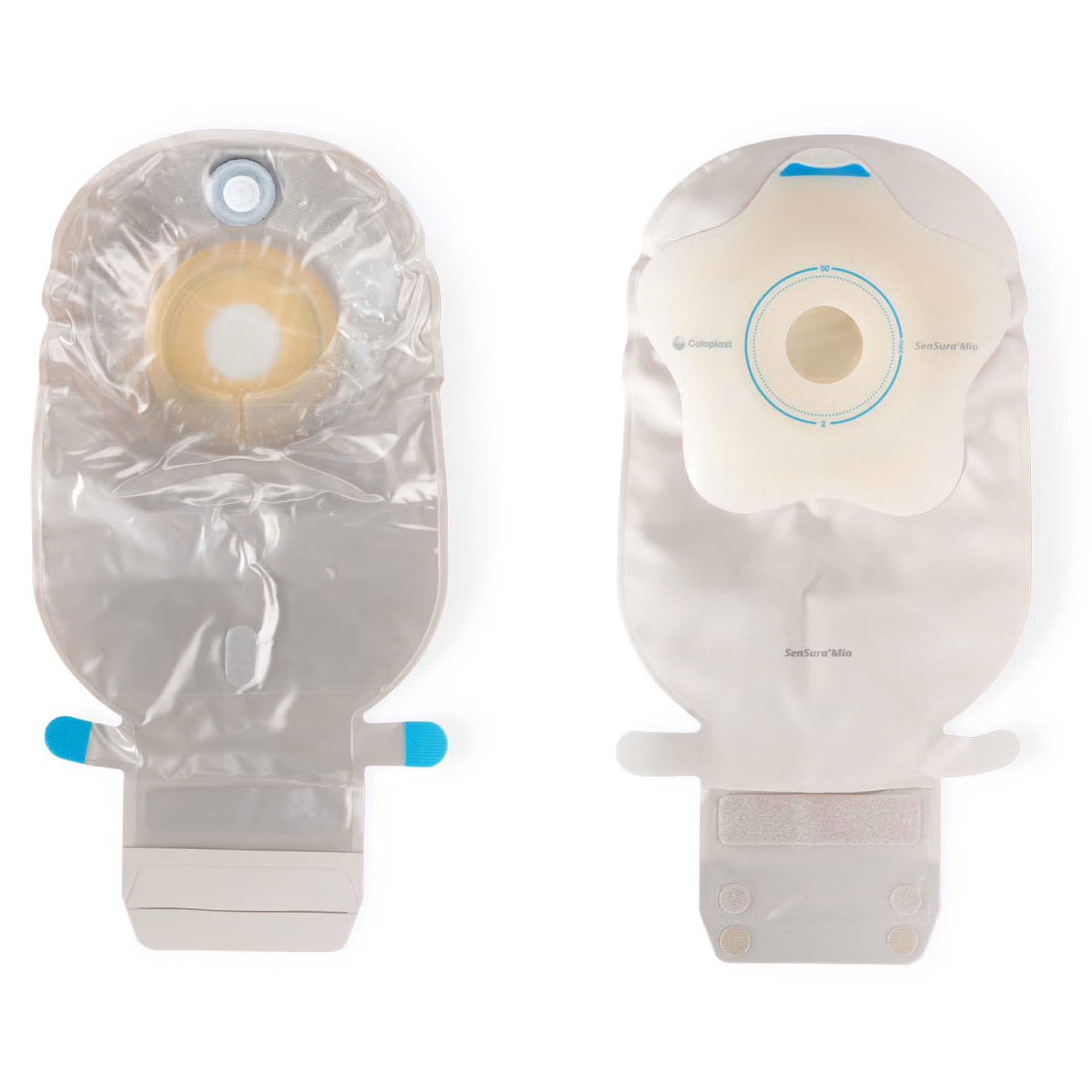 SenSura Mio Convex Flip Drainable Ostomy Pouch, 10-60mm