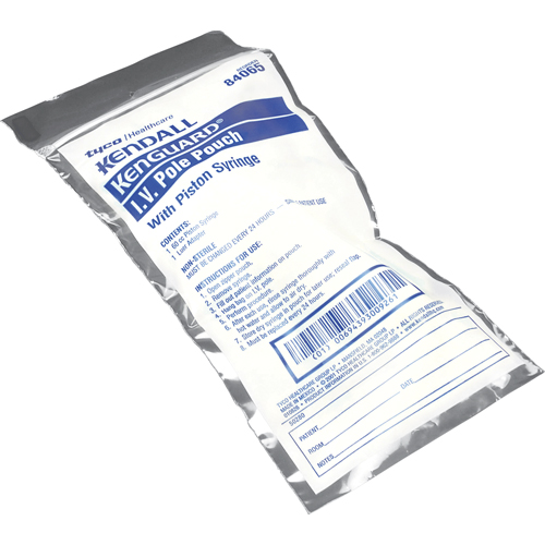 Kangaroo IV Pole Pouch: 60cc Piston Syringe, Non-Enfit
