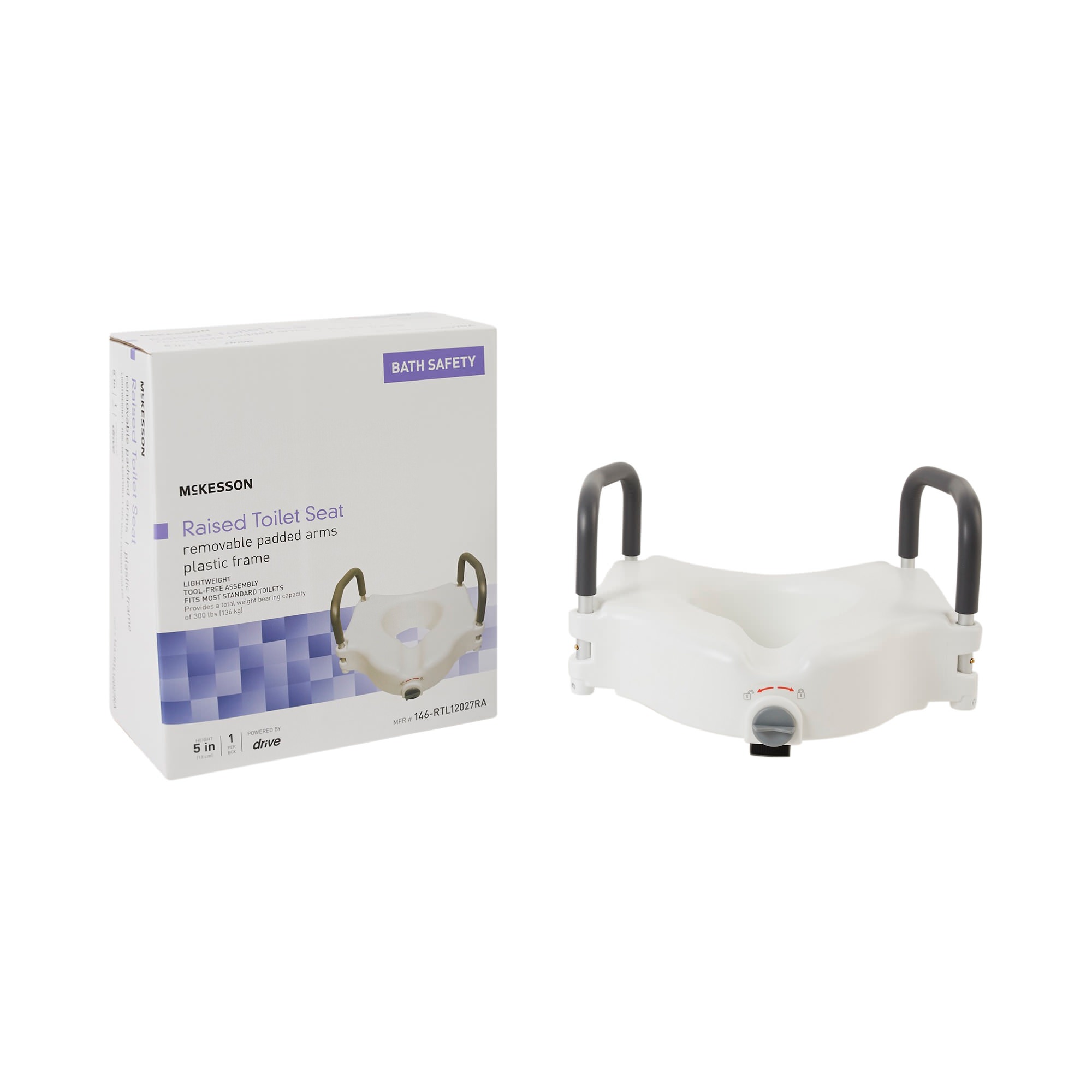 McKesson Raised Toilet Seat - Main image