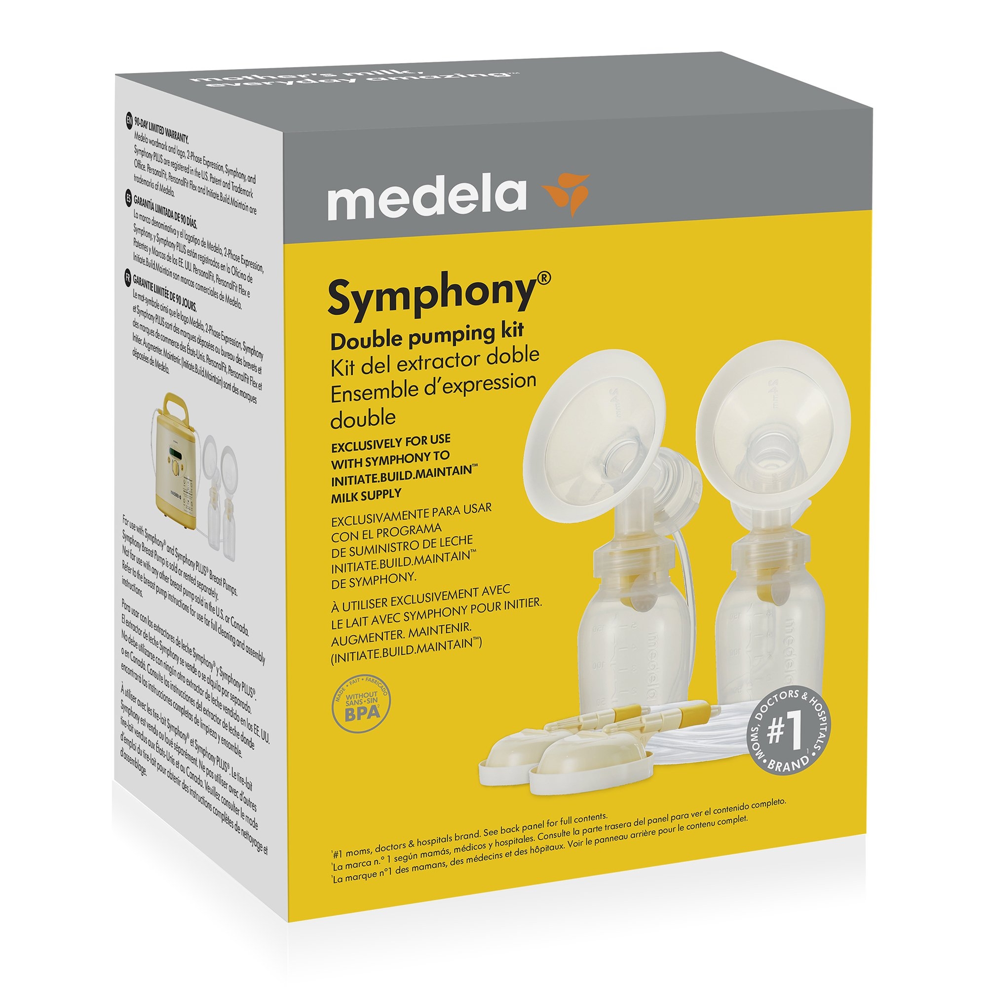 Symphony Double Electric Breast Pump Kit thumbnail 2