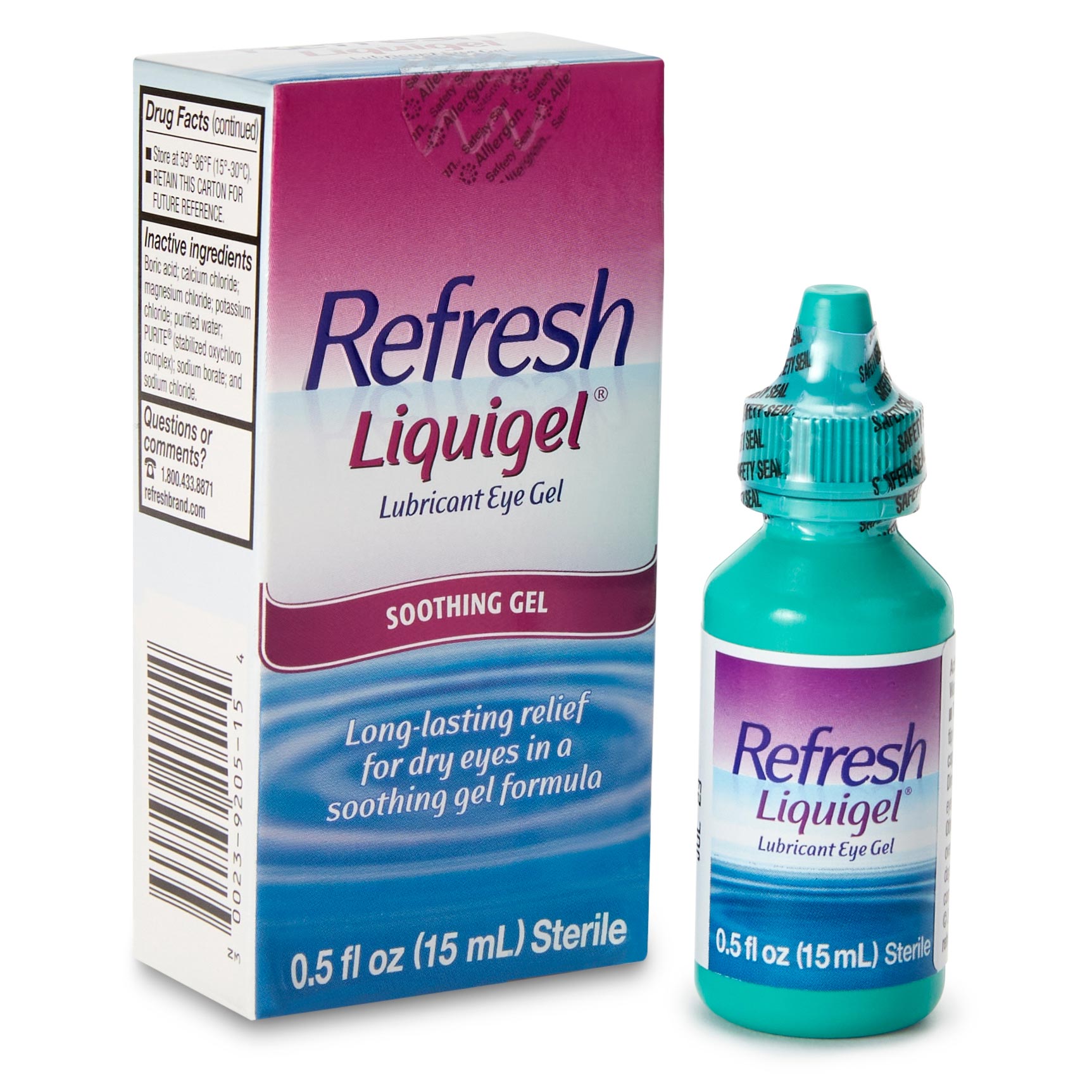 refresh liquid gel lubricant eye gel Refresh Optive Advanced Preserved Tears Lubricant Eye Drops - 0.33 Fl. Oz.