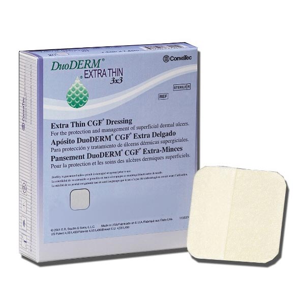 DuoDERM Extra Thin Hydrocolloid Dressing, Beige thumbnail 1
