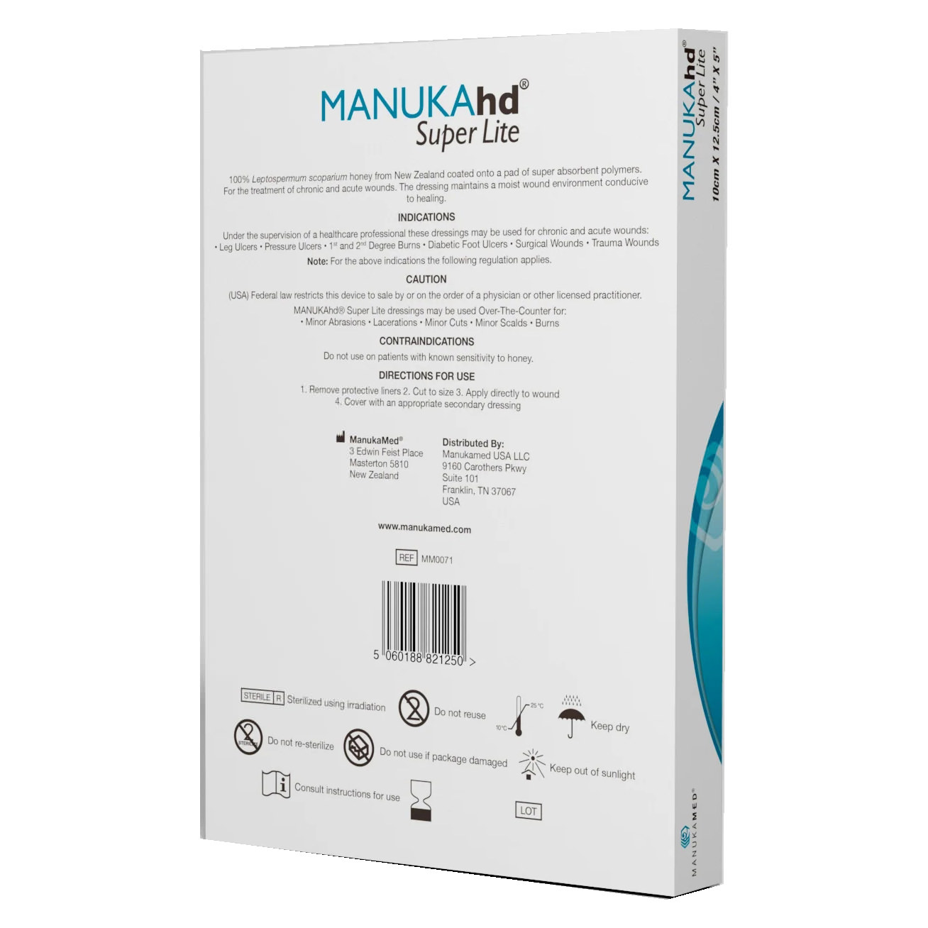 Manukamed Manukahd Super Lite Honey Coated Absorbent Dressing thumbnail 2