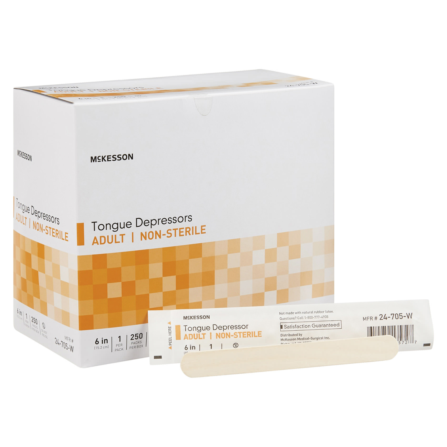 UG/NG – UG/NG1 repress　未使用新品 McKesson Unflavored 6 Inch Tongue Depressor, Non-Sterile