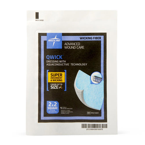Medline Qwick Non-adhesive Superabsorbent Wound Dressings - Main image