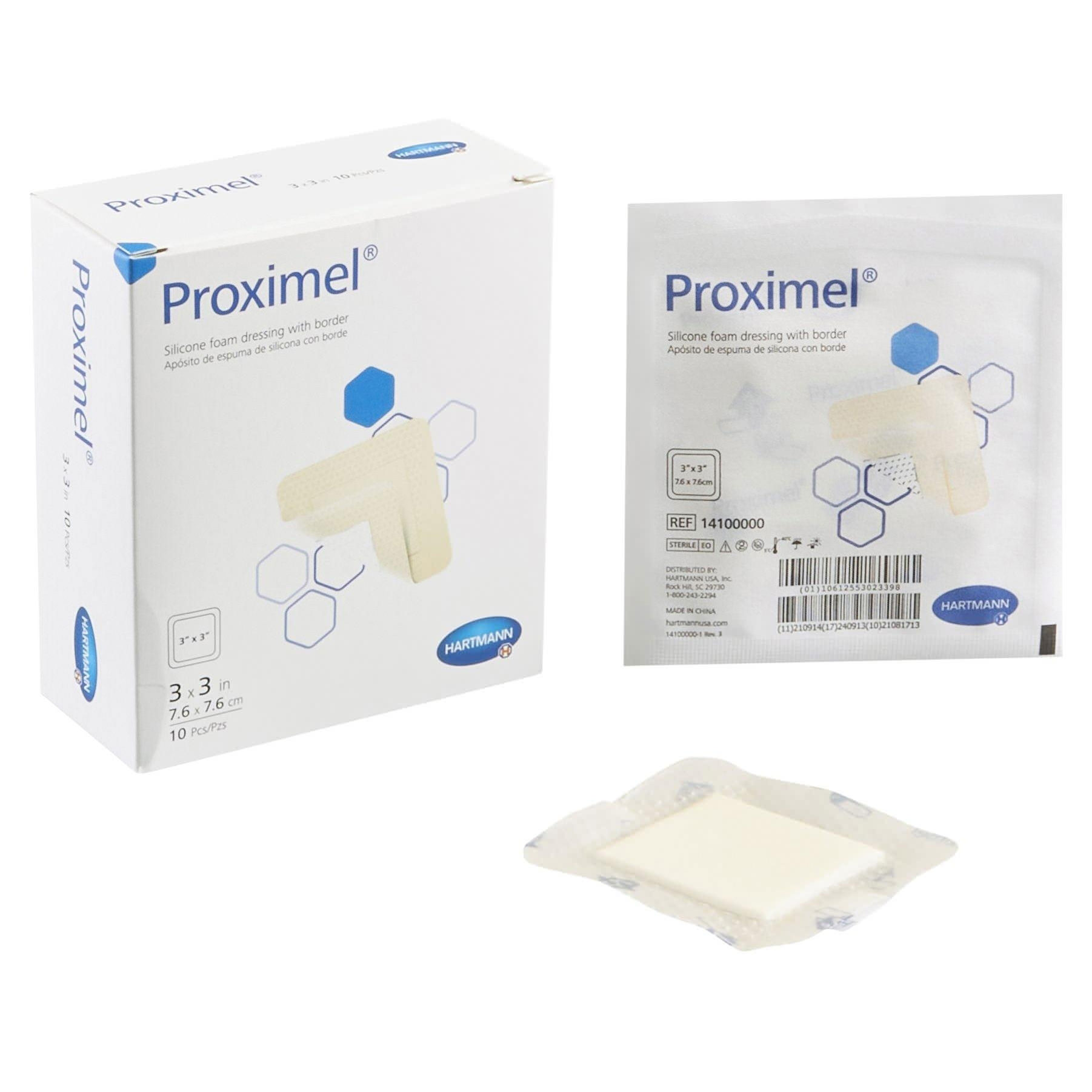 Hartmann Proximel Silicone Foam Dressing with Border thumbnail 1
