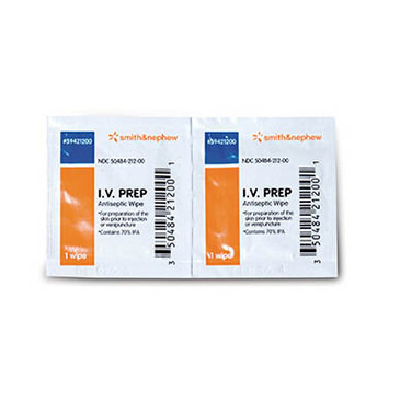 IV Prep Isopropyl Alcohol Antiseptic Prep Pad thumbnail 1