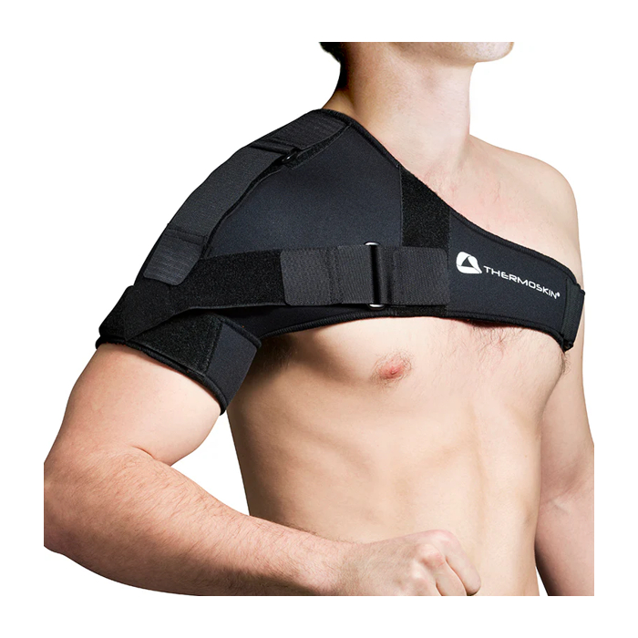 Thermoskin Adjustable Sports Shoulder, Black, One Size