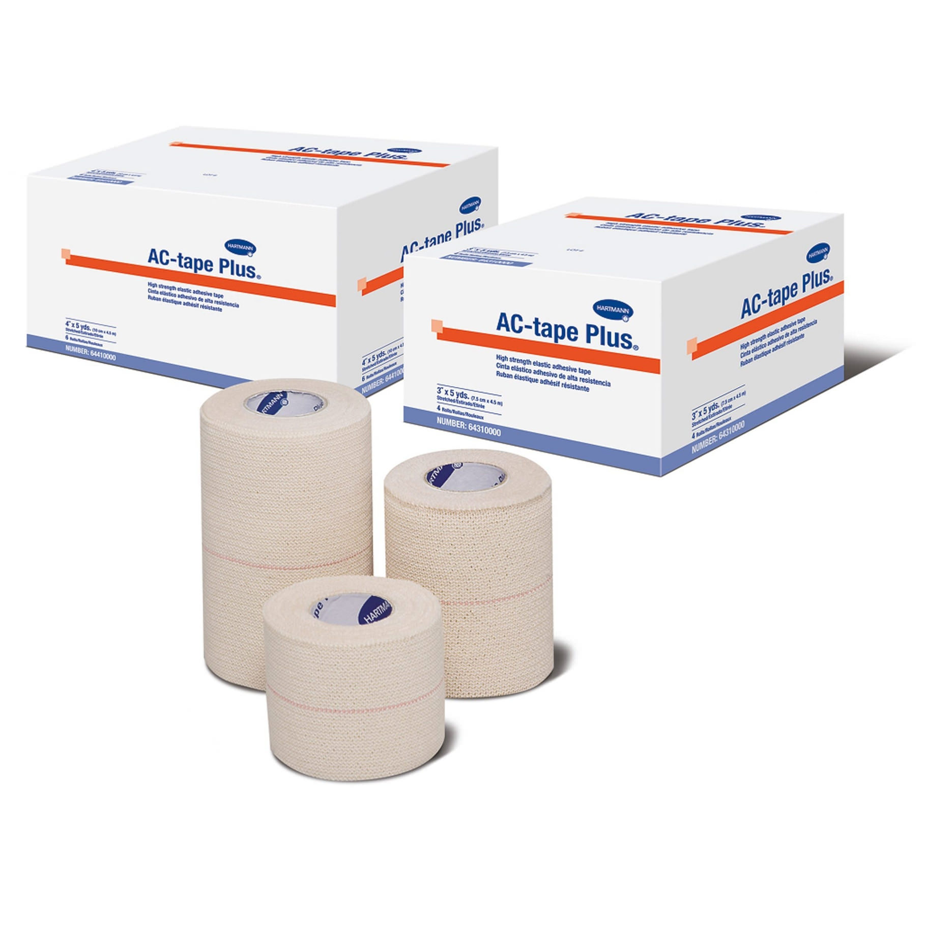 Hartmann AC-Tape Plus High Adhesion Cotton Athletic Tape, Tan, NonSterile