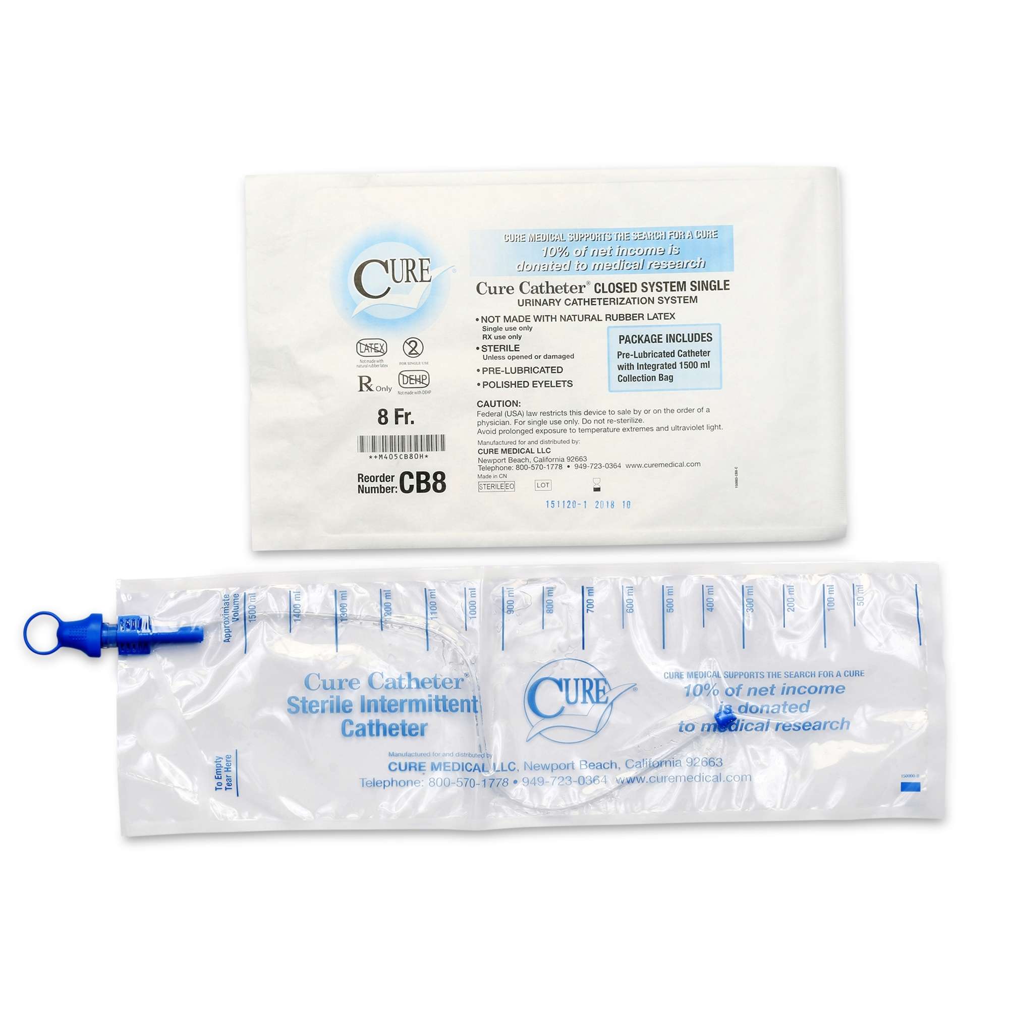 Cure Closed System Intermittent Catheter thumbnail 1