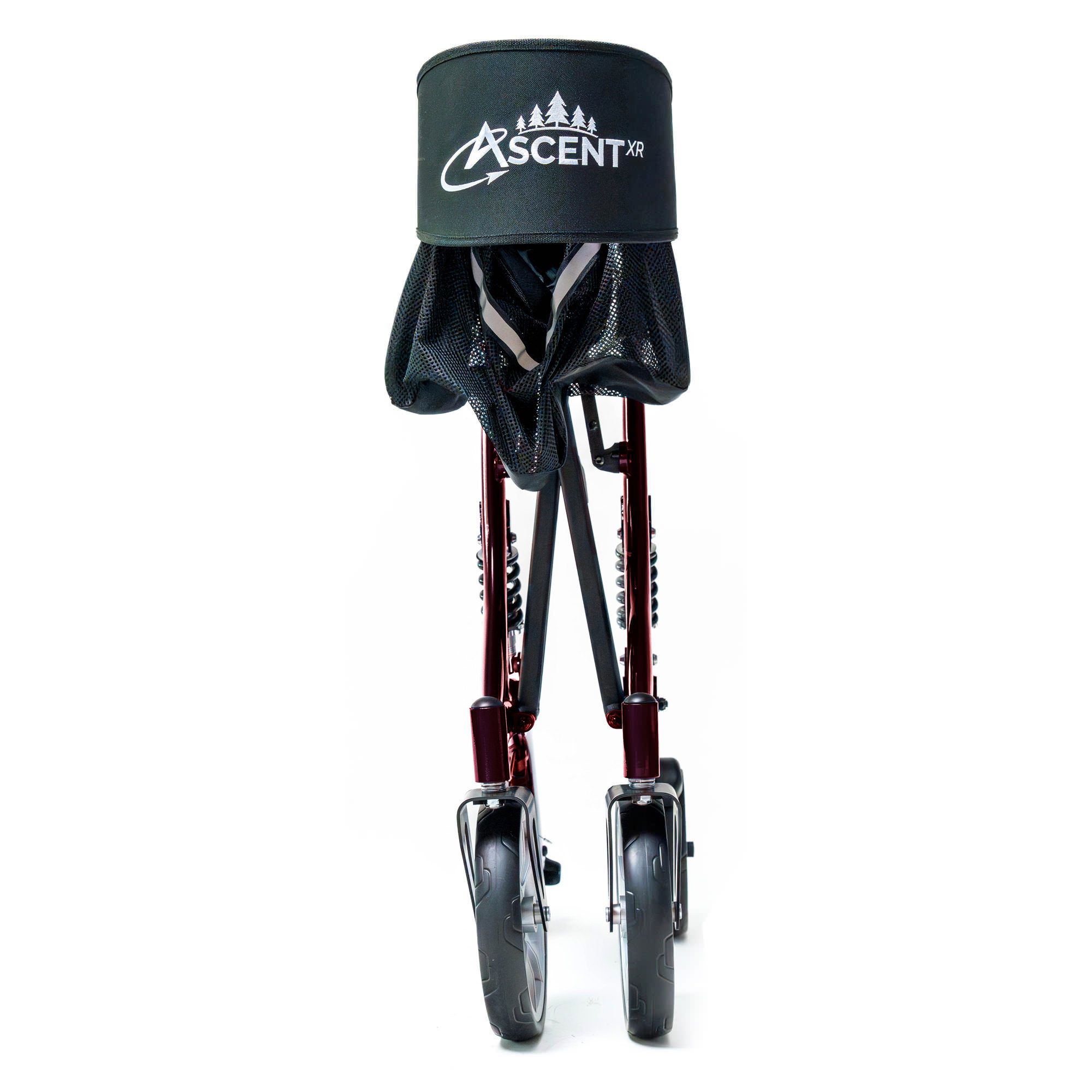 ProBasics Ascent XR Height Adjustable Euro-Style Rollator, BrandyWine thumbnail 5