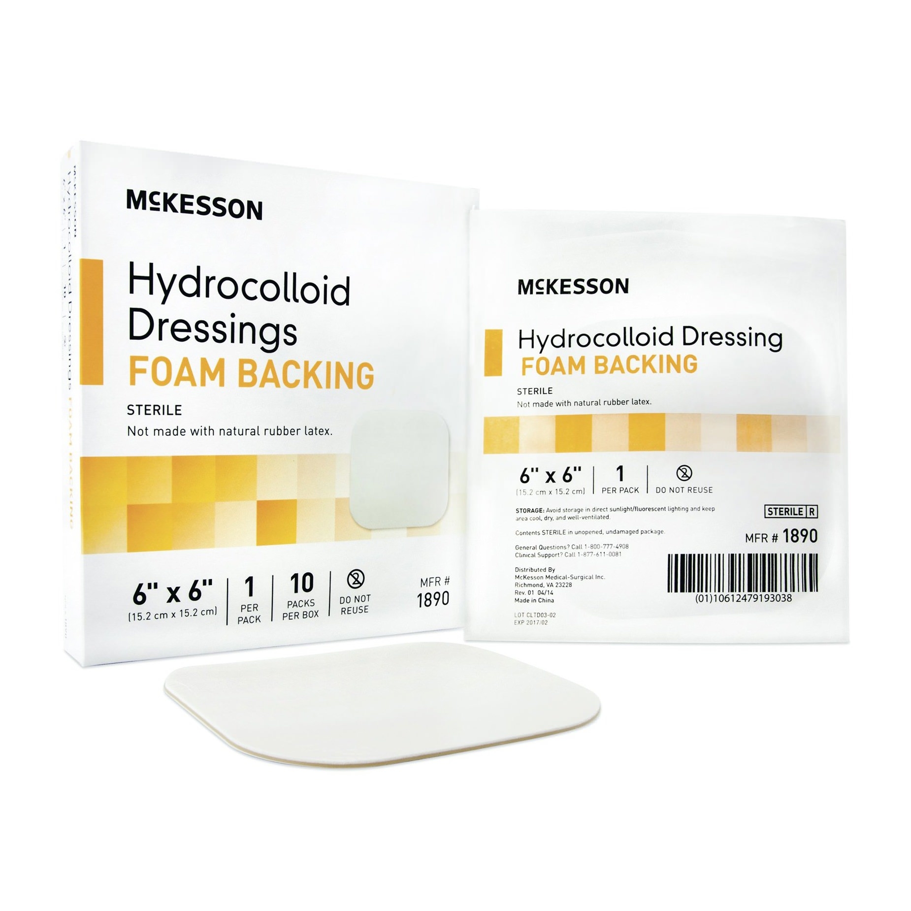 Mckesson Hydrocolloid Square Dressing thumbnail 3
