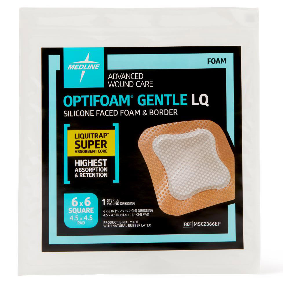 Optifoam Gentle LQ Silicone-faced Foam Dressings thumbnail 5