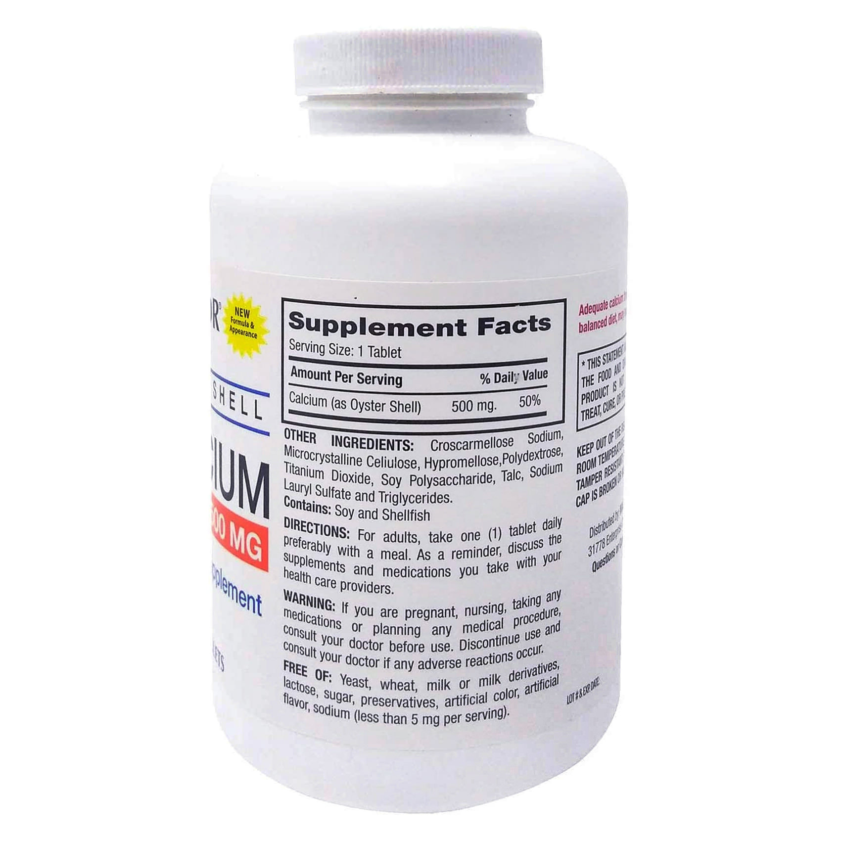 Major Pharmaceuticals Oyster Shell Calcium Tablets, 500 mg thumbnail 2