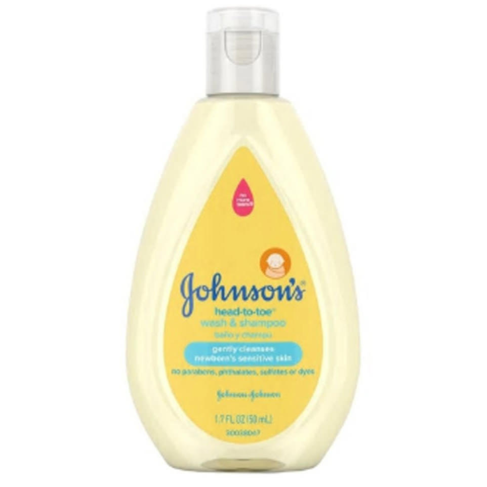 Johnson's Baby head-to-toe wash and shampoo