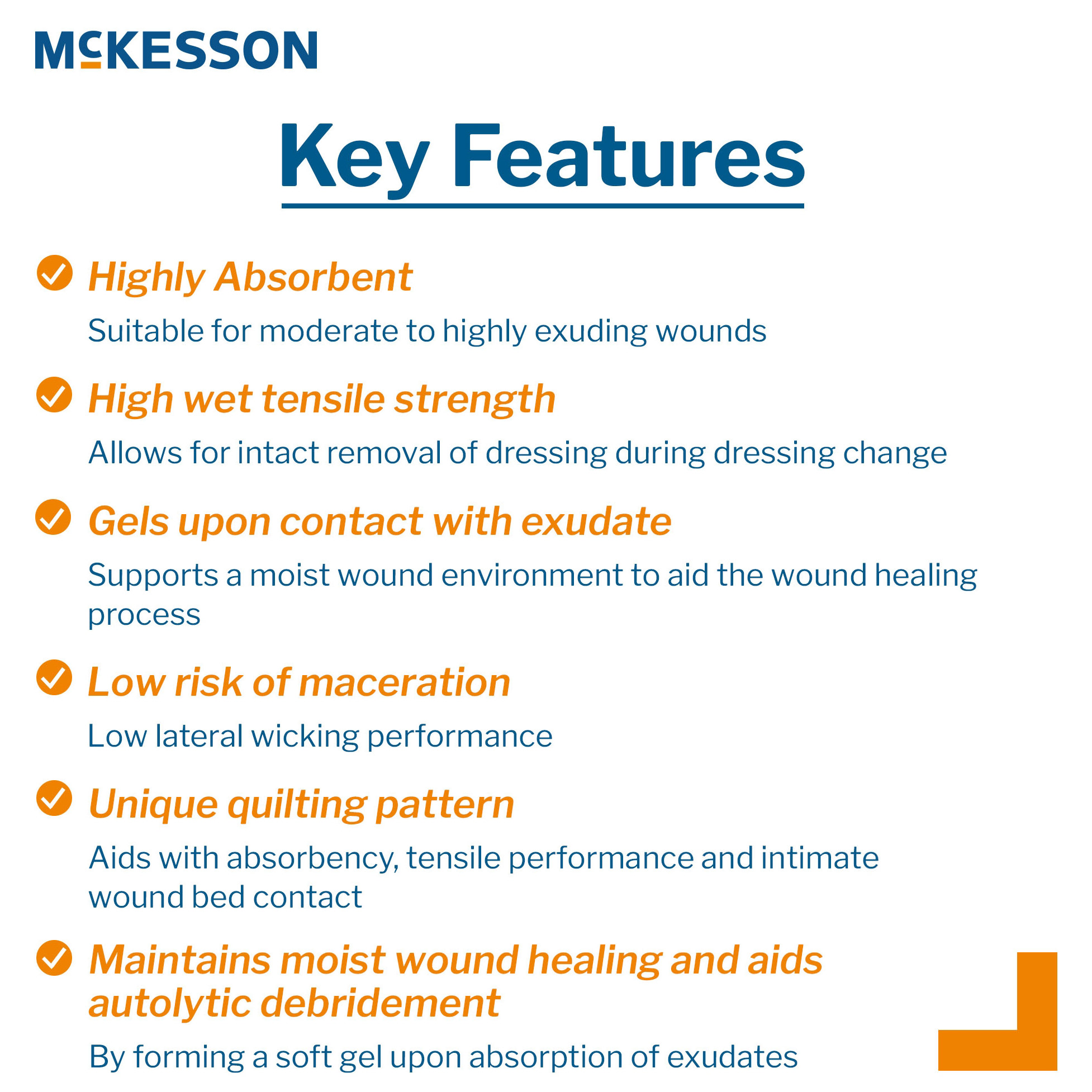 McKesson Silver Gelling Fiber Dressing White Ionic Silver Rectangle Sterile thumbnail 4