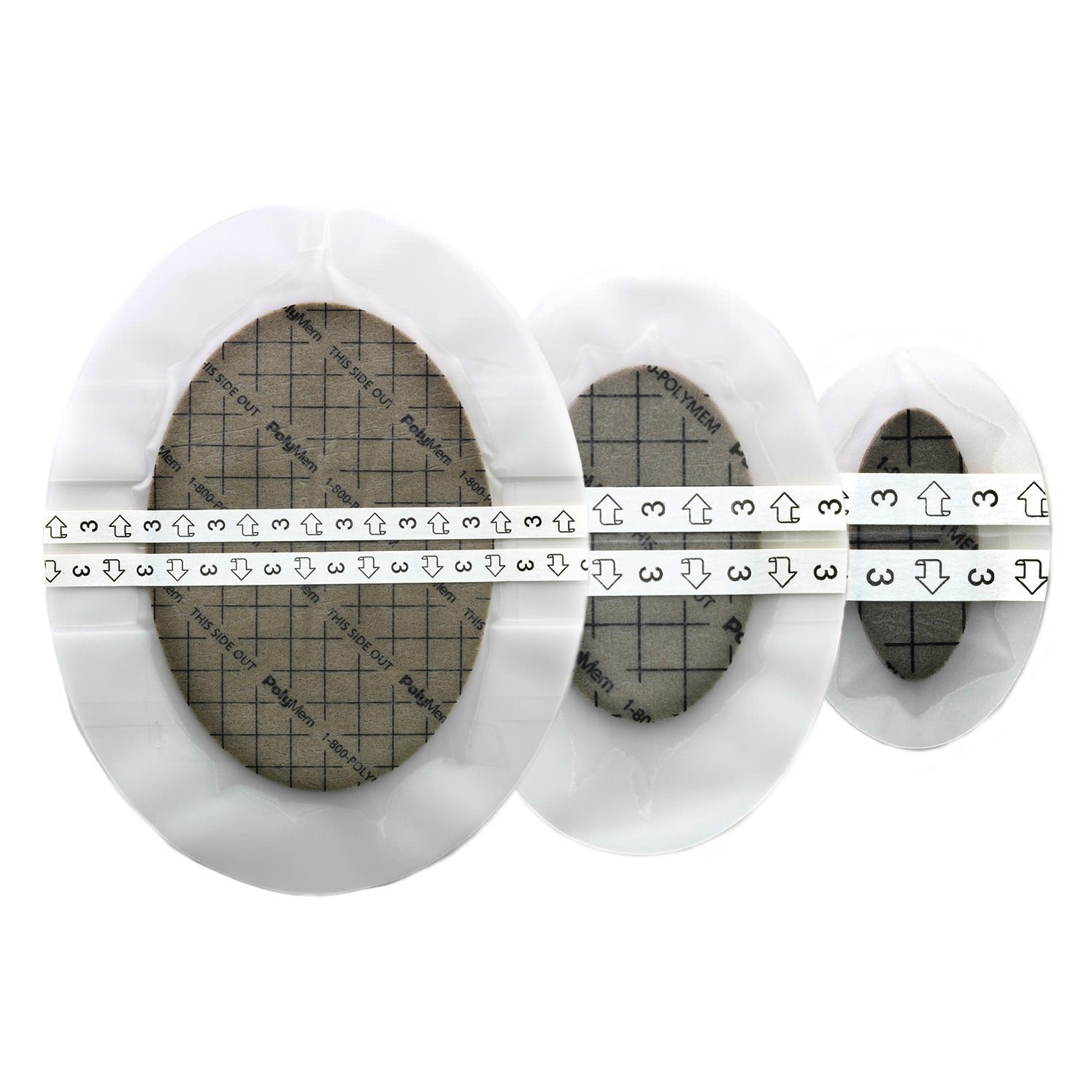 Ferris PolyMem Silver Silicone Border Dressing