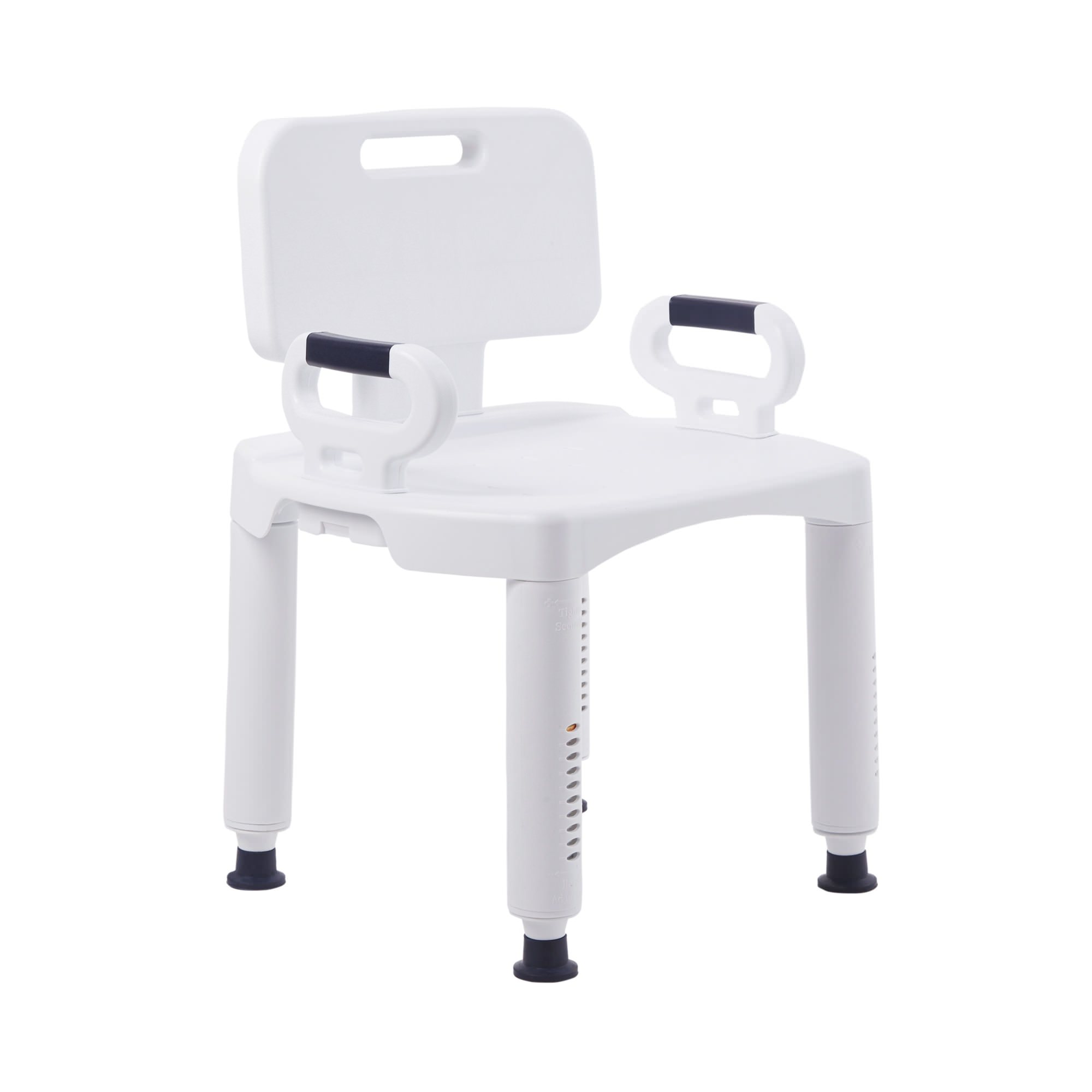 McKesson Removable Arm Rail Bath Bench, White thumbnail 2