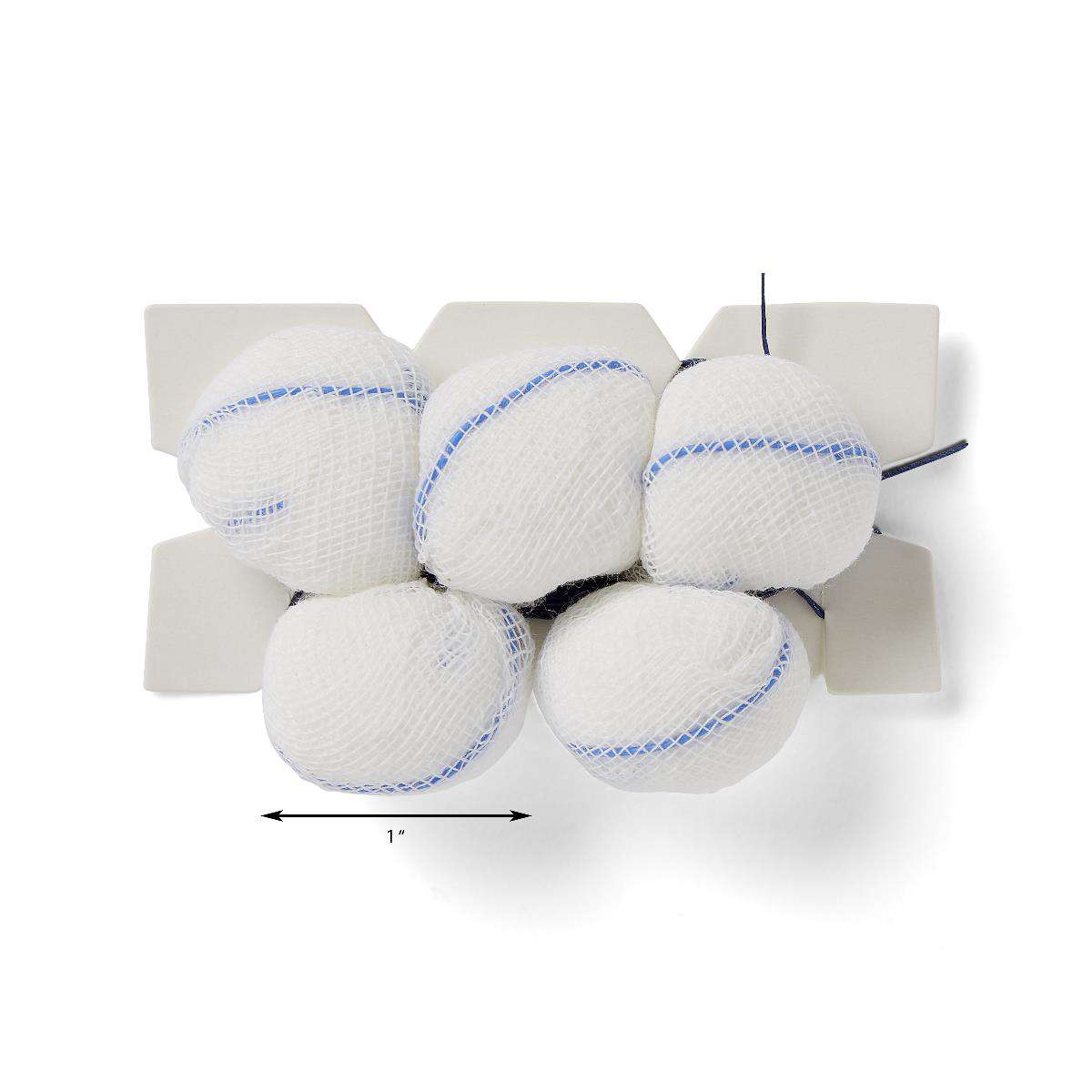 Medline X-Ray Detectable Double-Strung Tonsil Sponge - Main image