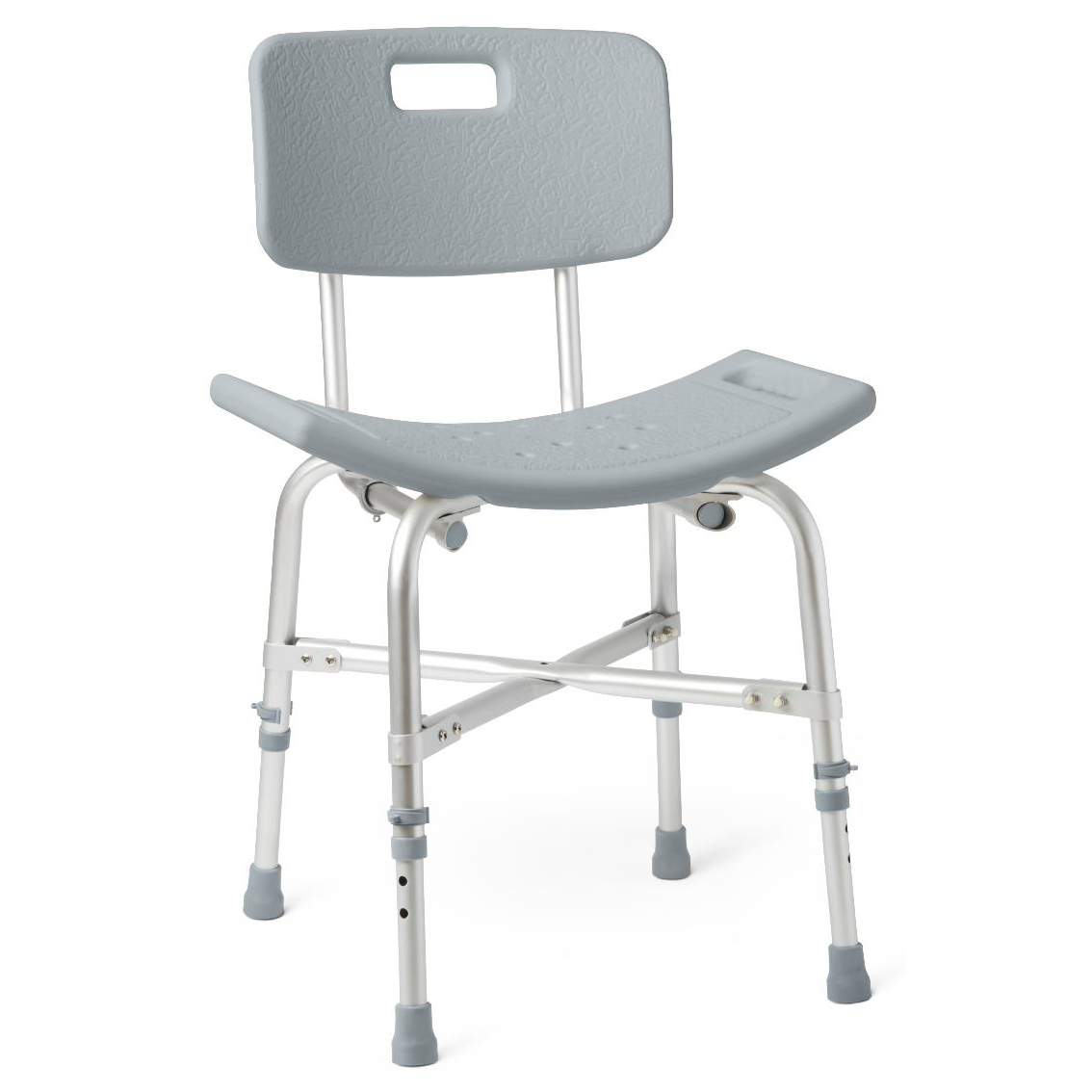 Medline Bariatric Shower Chair with Backrest and Reinforced Frame thumbnail 1