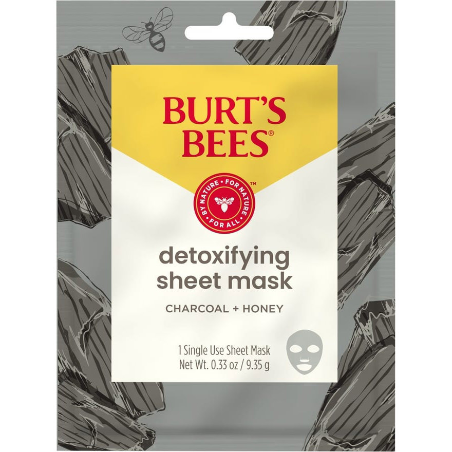Burt's Bees Detoxifying Charcoal Sheet Mask with Honey