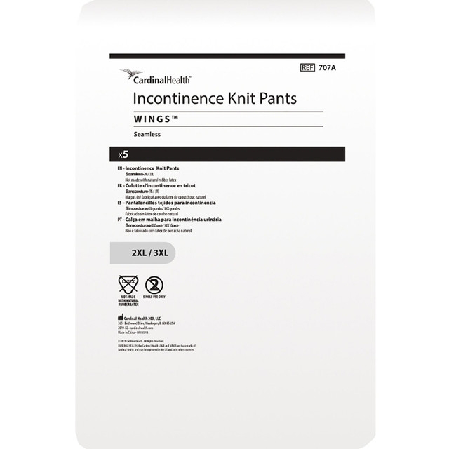 Cardinal Health Wings Incontinence Knit Pants thumbnail 2