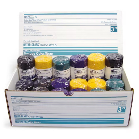 Ortho-Glass Elastic Wrap Bandage, Assorted Colors thumbnail 1