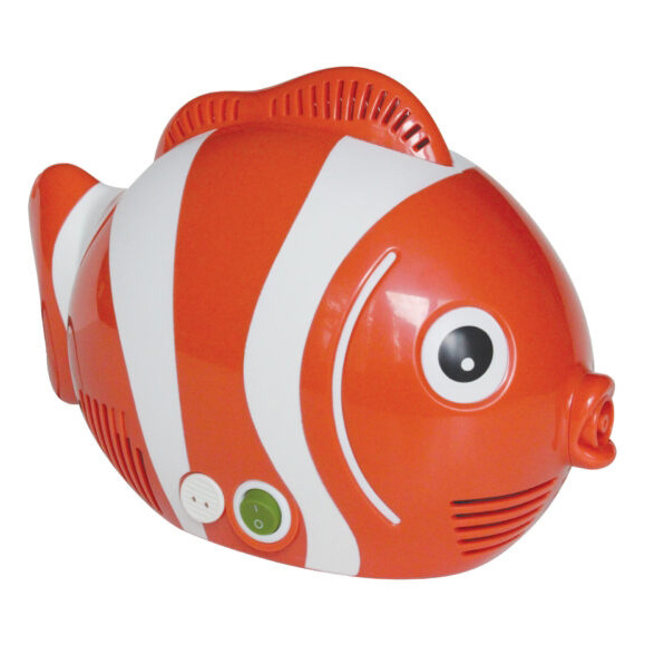 Sunset Pediatric Fish Compressor Nebulizer with Aerosol Mask thumbnail 1