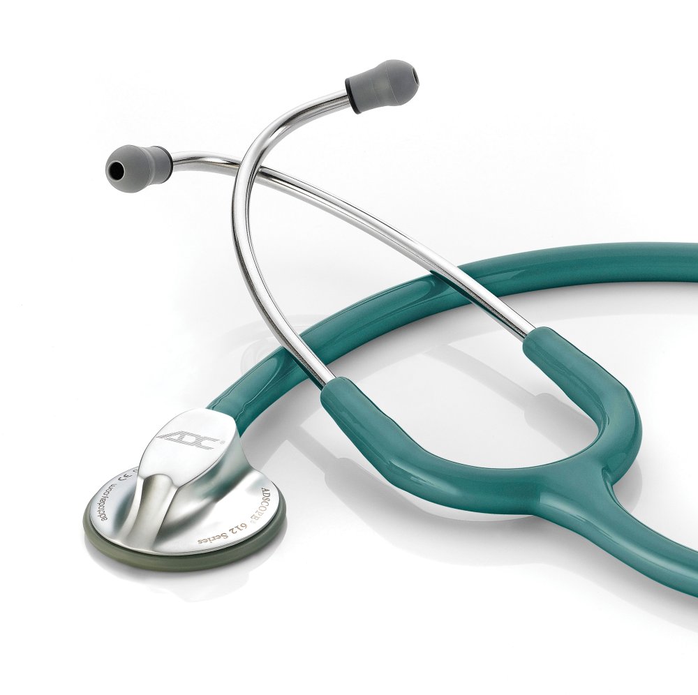 ADC Adscope 612 Lightweight Platinum Clinician Stethoscope thumbnail 1