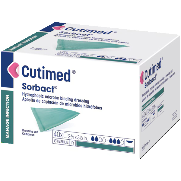 Cutimed Sorbact Wound Dressing Pads - Main image