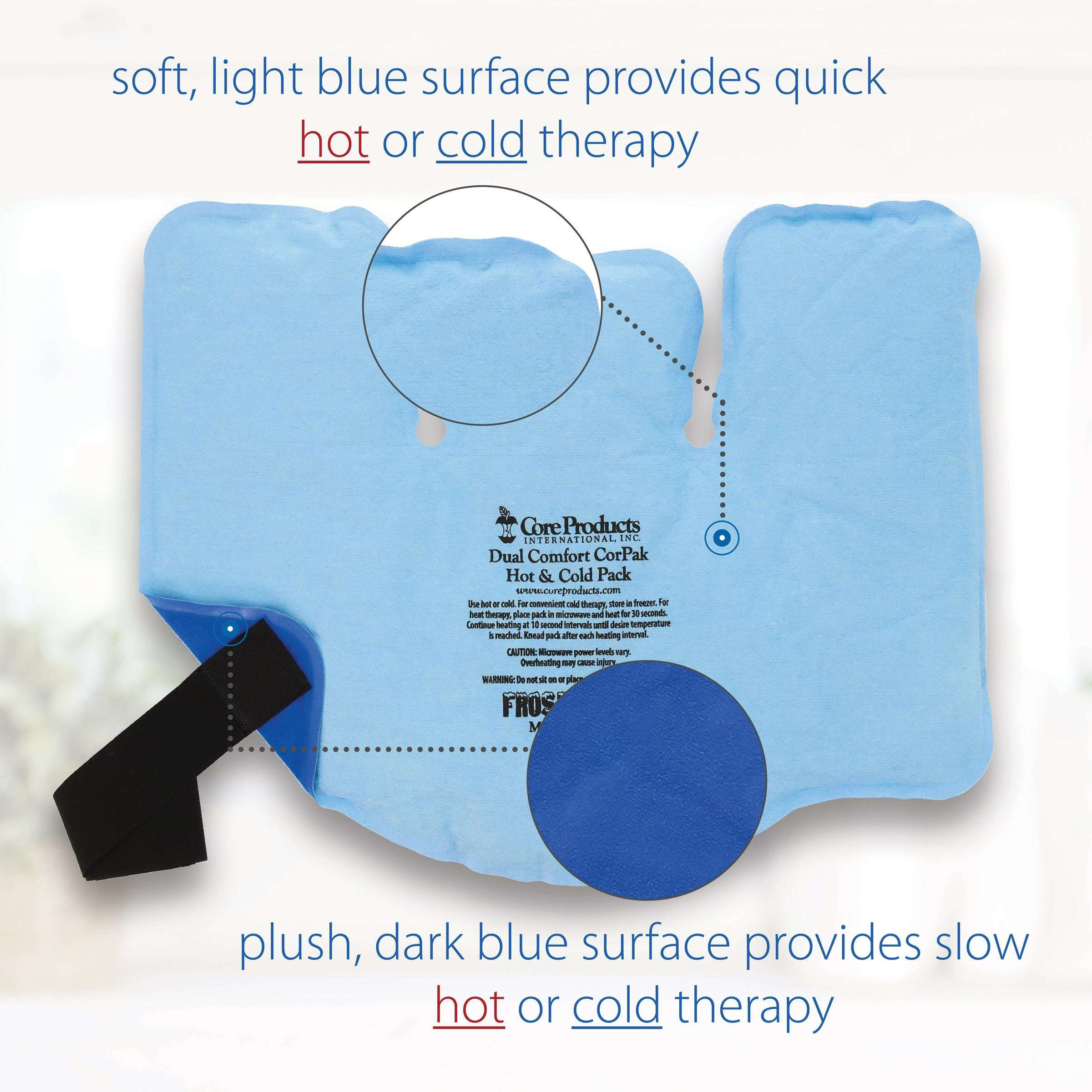 Core Dual Comfort CorPak Hot and Cold Therapy Pack thumbnail 8