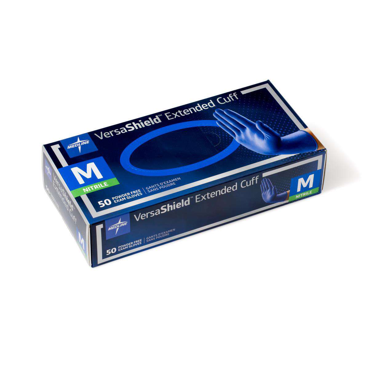 VersaShield Extended Cuff Powder-Free Nitrile Exam Gloves thumbnail 1