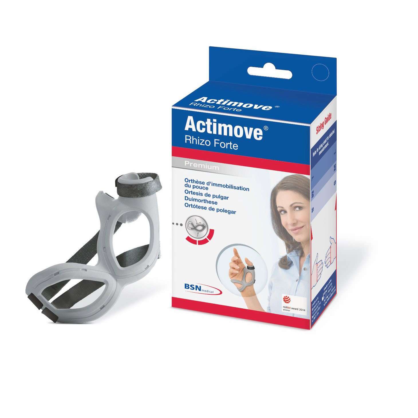 Actimove Rhizo Forte 親指用オルソシス 左 M Actimove Rhizo Forte Thumb Brace
