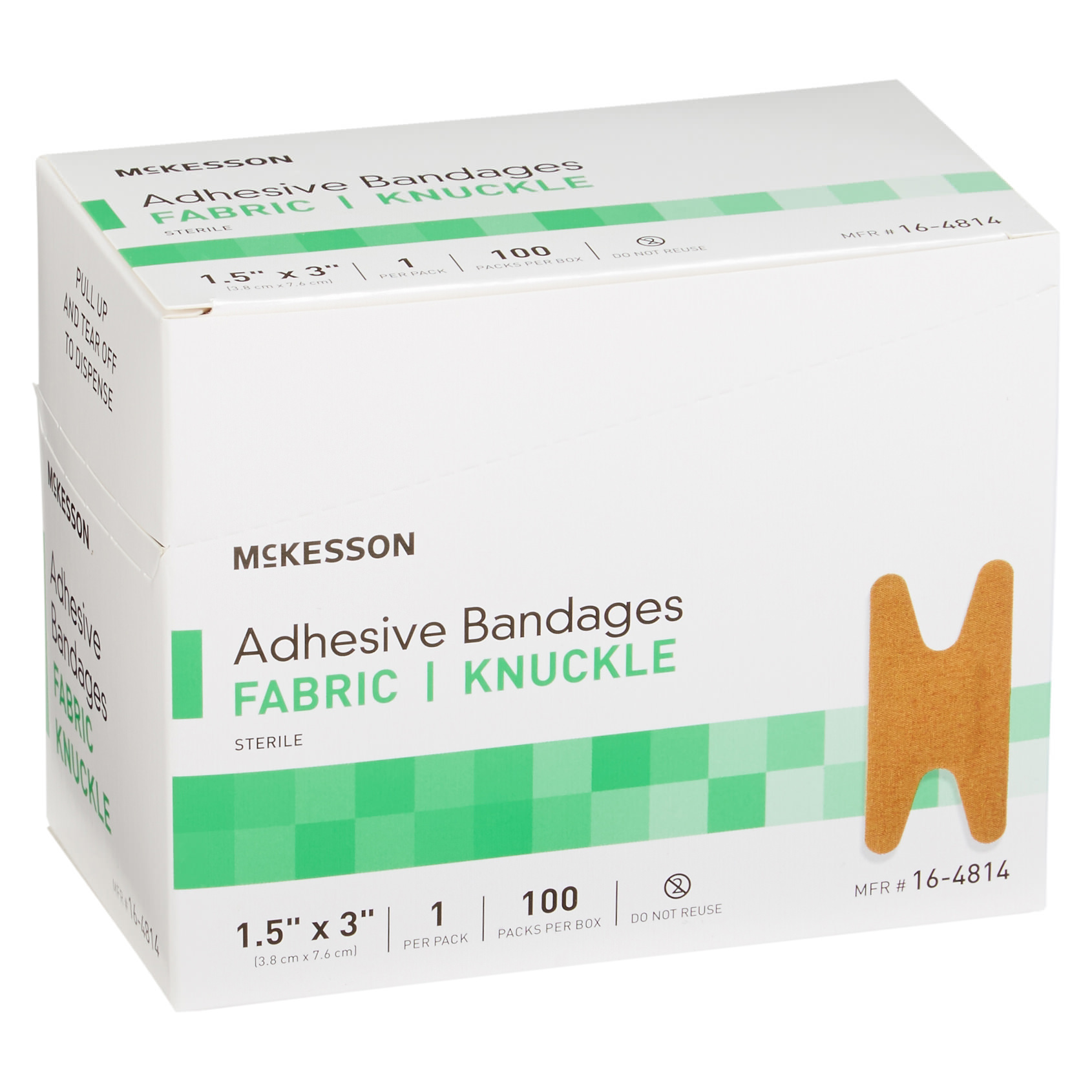McKesson Fabric Knuckle Strip Adhesive Bandage thumbnail 6