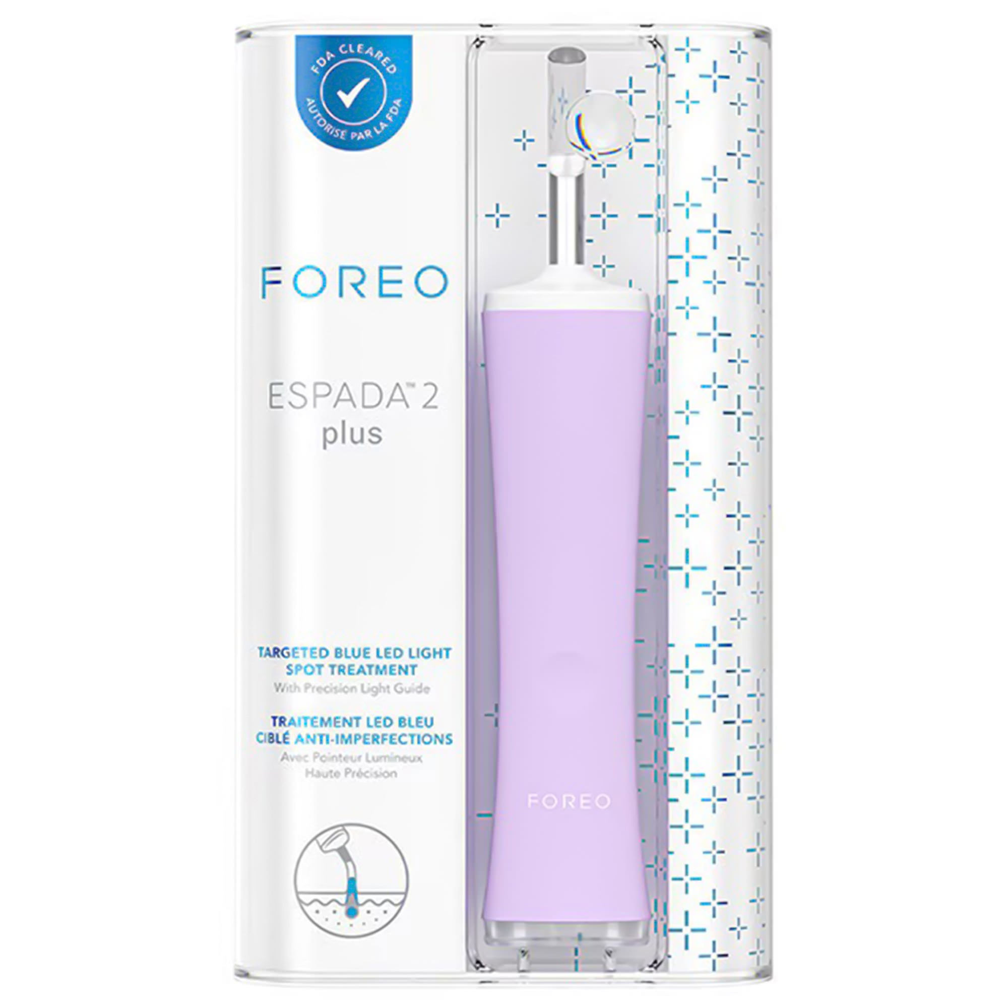 Foreo ESPADA 2 Plus Blue LED Acne Treatment Device | FDA-Cleared