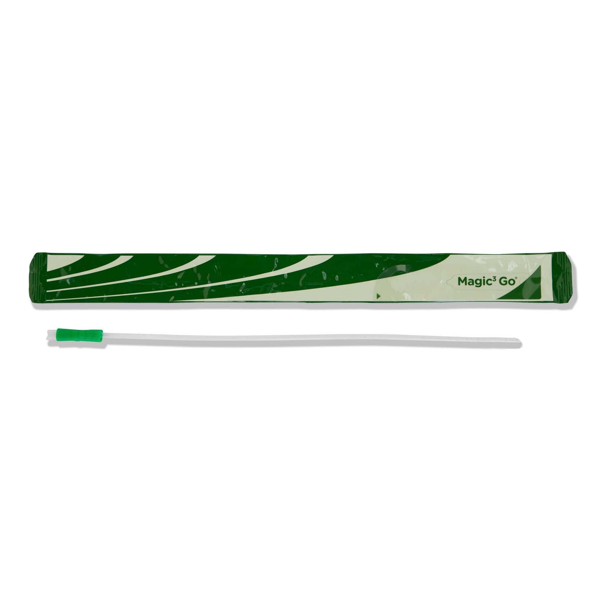 MAGIC3 GO Hydrophilic Intermittent Catheter for Male, Straight Tip