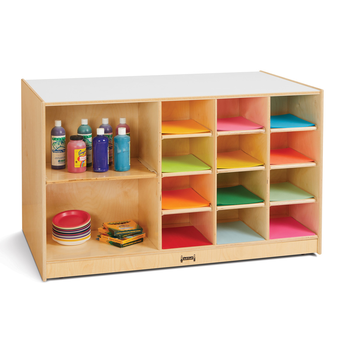 Jonti-Craft mobile storage island thumbnail 2