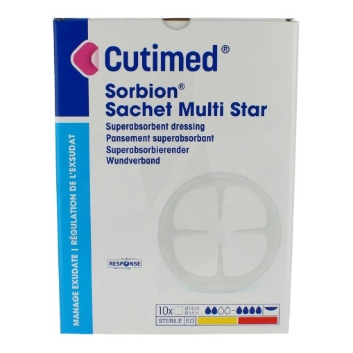 Cutimed Sorbion Sachet Multi Star Wound Dressing thumbnail 3