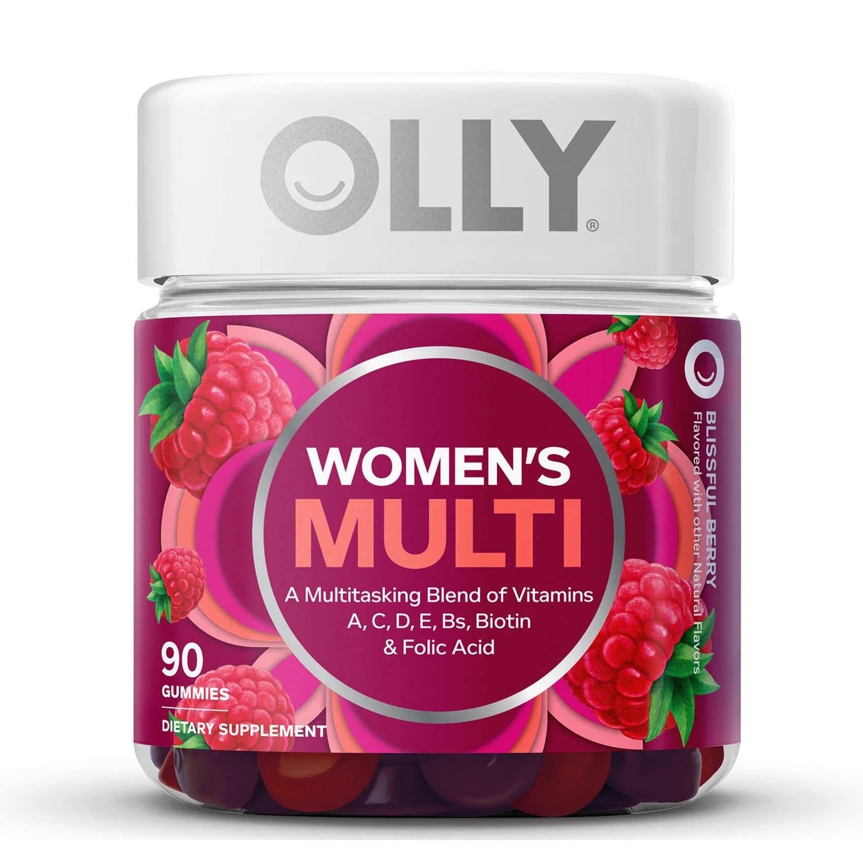 OLLY Women's Multi-Tasking Blend of Vitamins A, C, D, E, Bs, Biotin & Folic Acid thumbnail 1