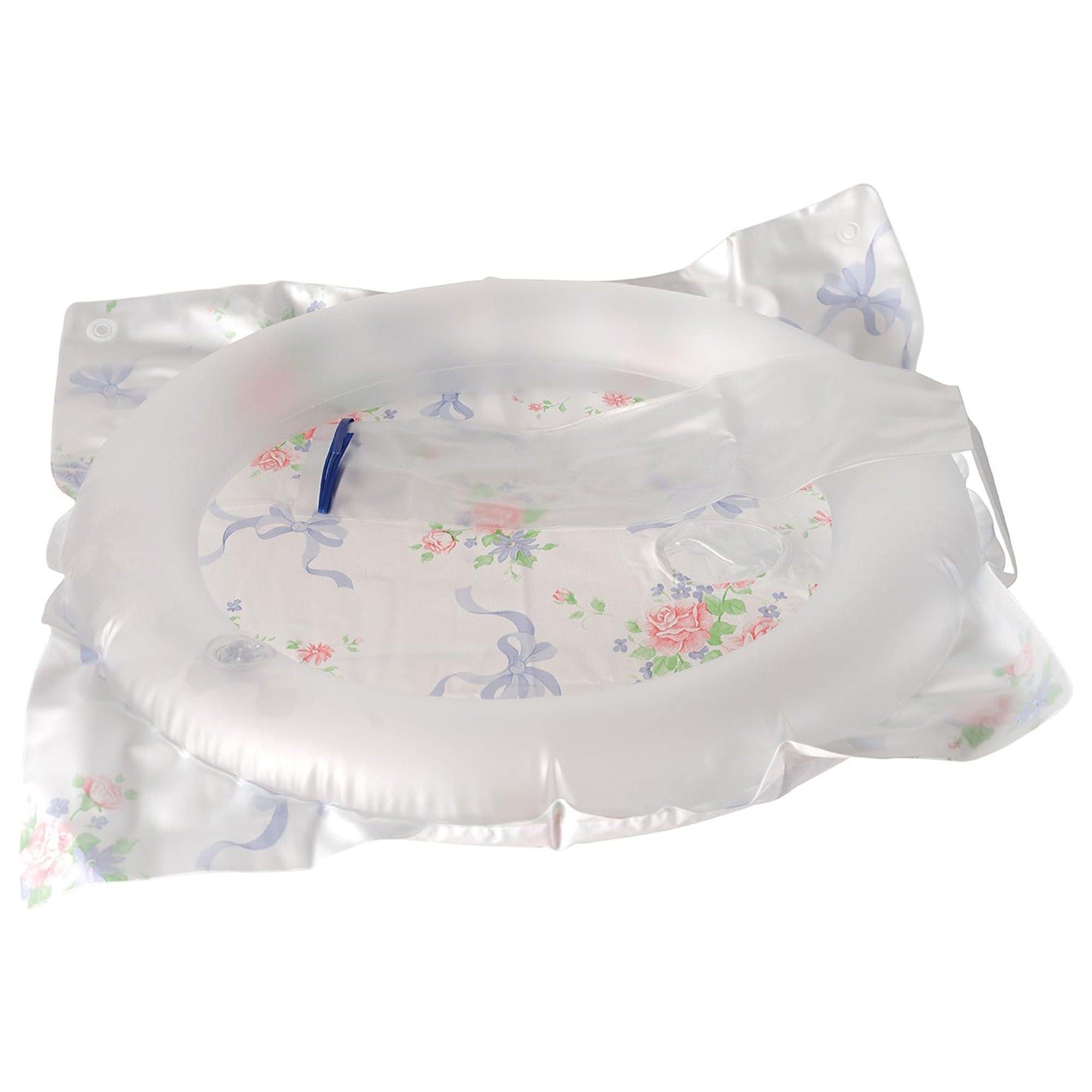 Lumex Inflatable Shampoo Basin, Floral, 22.5 X 23.5 - Each - Main image