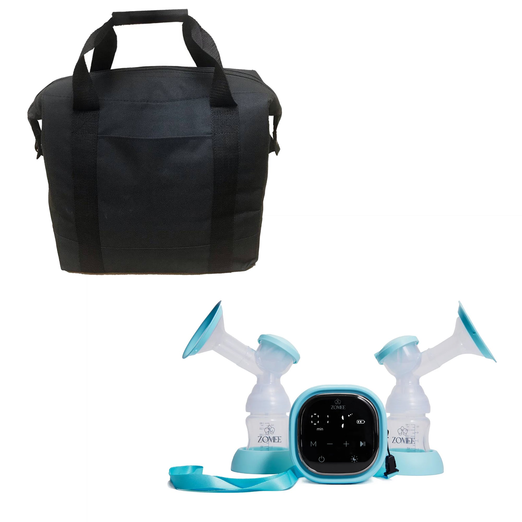 Zomee Z2 Smart Double Electric Breast Pump with Tote