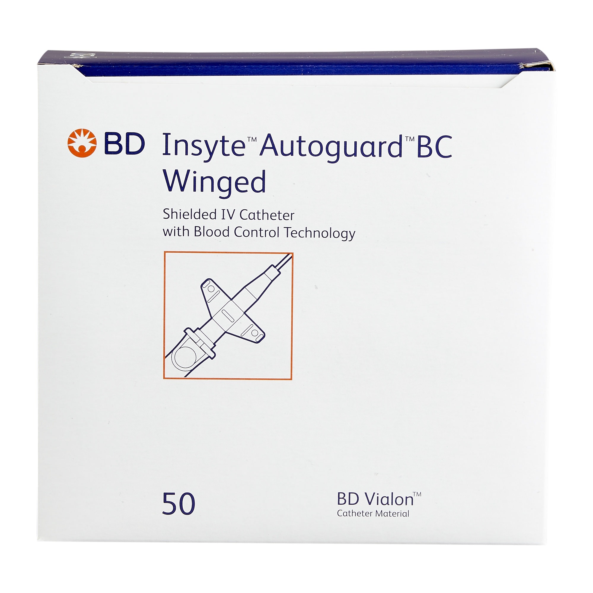 BD Insyte Autoguard BC Peripheral IV Catheter with Winged Hub thumbnail 2