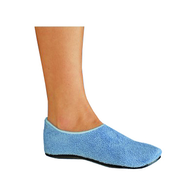 DeRoyal Rubber Sole Slippers, Light Blue thumbnail 1
